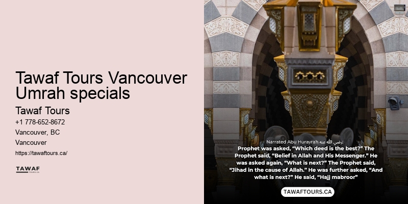 Vancouver Umrah package details