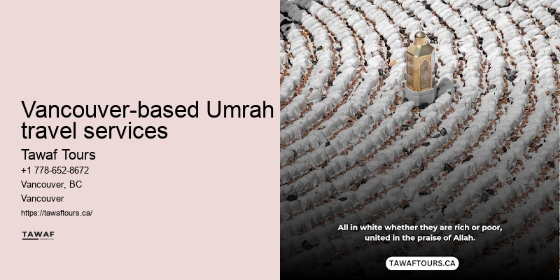 Vancouver Umrah travel itinerary