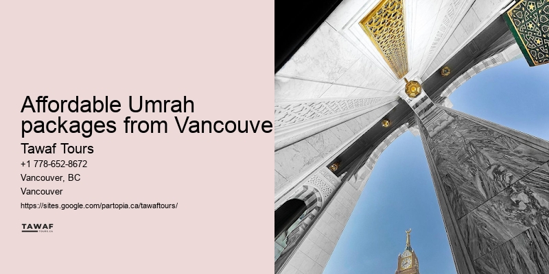 Vancouver Umrah package specials