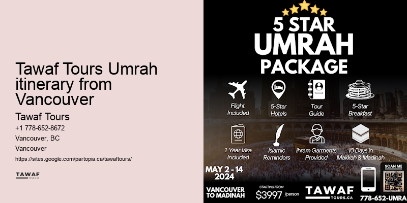 Vancouver Umrah package cost-saving benefits and strategies
