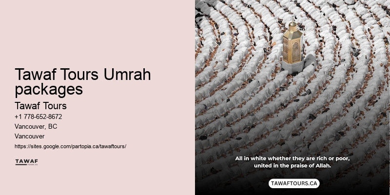 Vancouver Umrah package inclusions checklist benefits