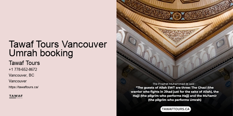 Umrah booking agency in Vancouver