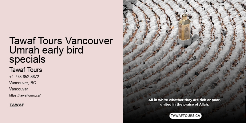 Vancouver Umrah pilgrimage travel deals