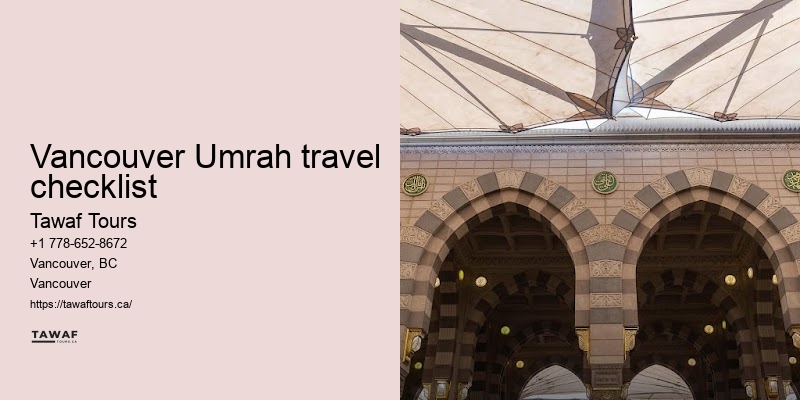 Vancouver Umrah pilgrimage tour planner