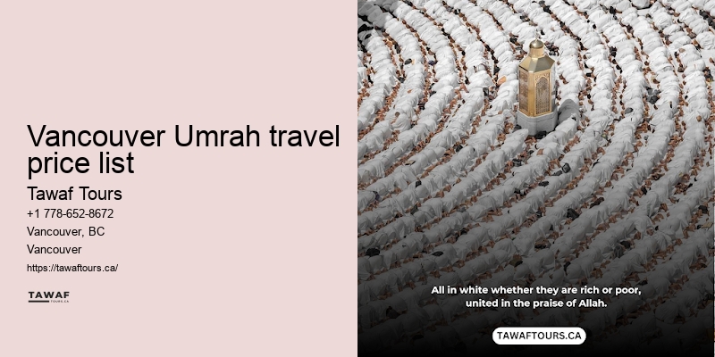 Vancouver Umrah travel package convenience