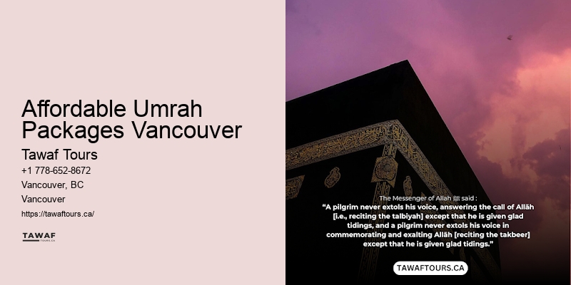 Luxury Hajj Packages Affordable Umrah Packages Vancouver