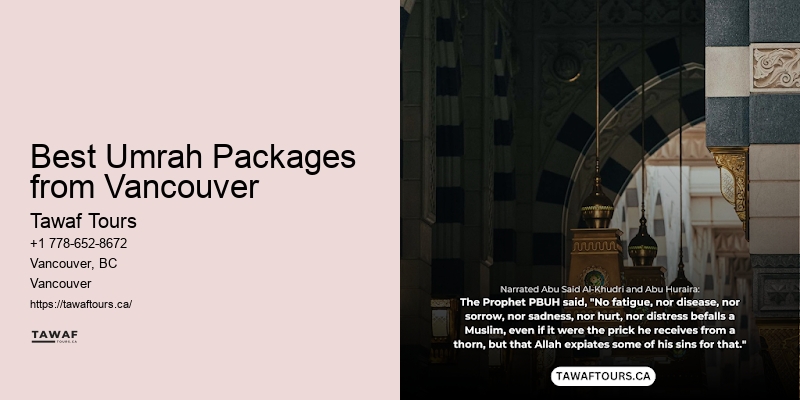 Group Pilgrimage Packages Best Umrah Packages from Vancouver
