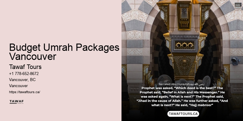 Economy Umrah Tours Budget Umrah Packages Vancouver