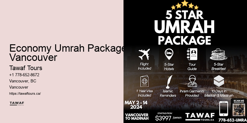 Economy Umrah Packages Vancouver Umrah with Kids