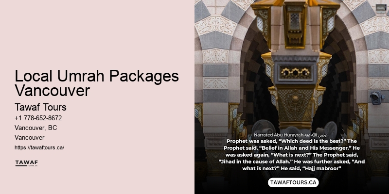 Umrah Deals for Families Local Umrah Packages Vancouver