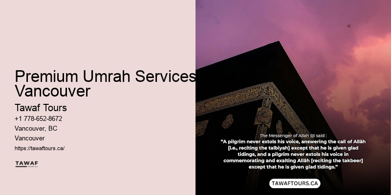 Premium Umrah Services Vancouver Umrah Flight Bookings
