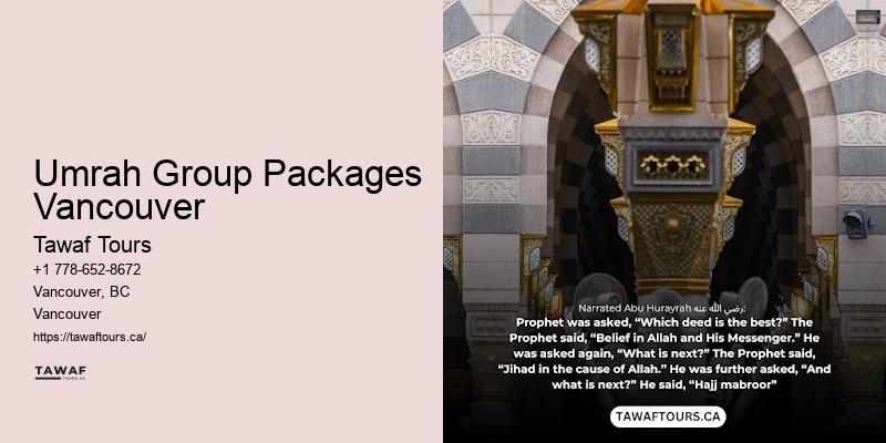 Discount Umrah Packages Umrah Group Packages Vancouver