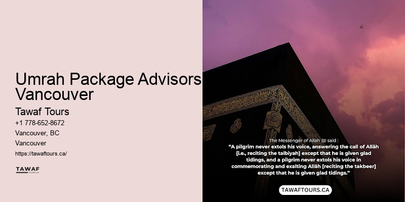 Umrah Package Advisors Vancouver Umrah Travel 2024