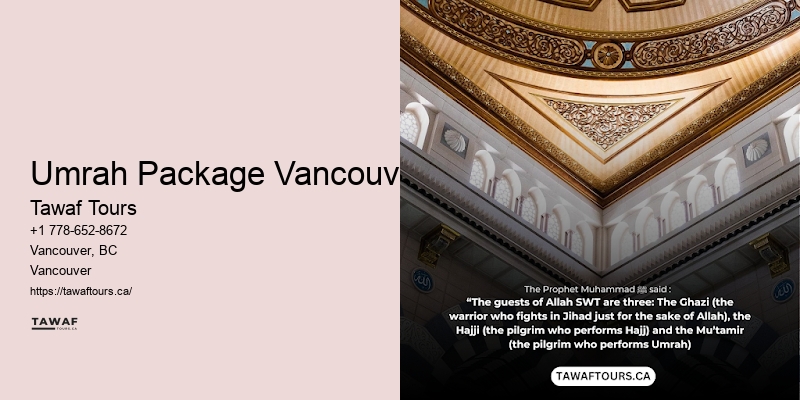 Custom-Made Umrah Packages Umrah Package Vancouver