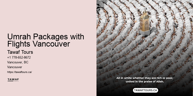 Umrah Packages with Flights Vancouver Umrah Services 2024