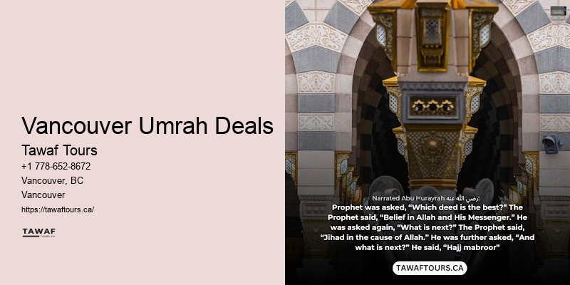 Local Umrah Packages Vancouver Umrah Deals