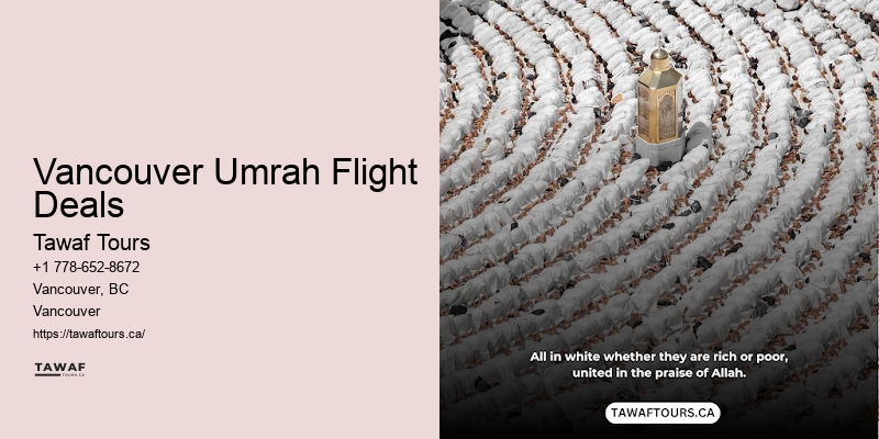 Vancouver Umrah Flight Deals Umrah Visa Assistance