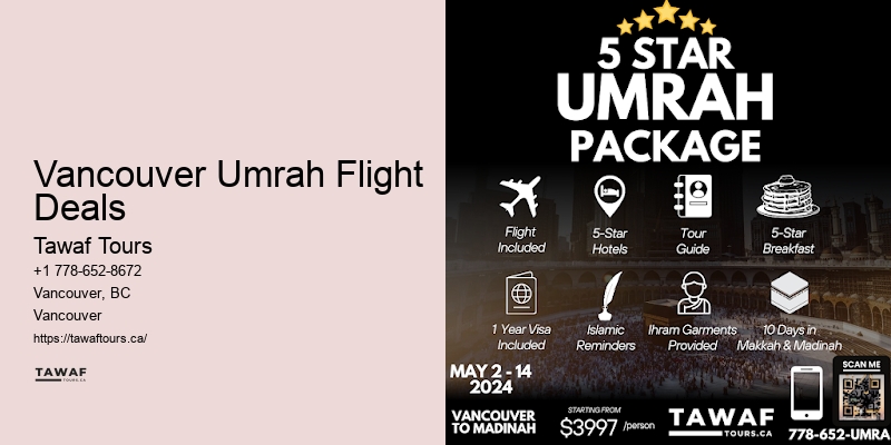 Family Umrah Packages Vancouver Umrah Flight Deals