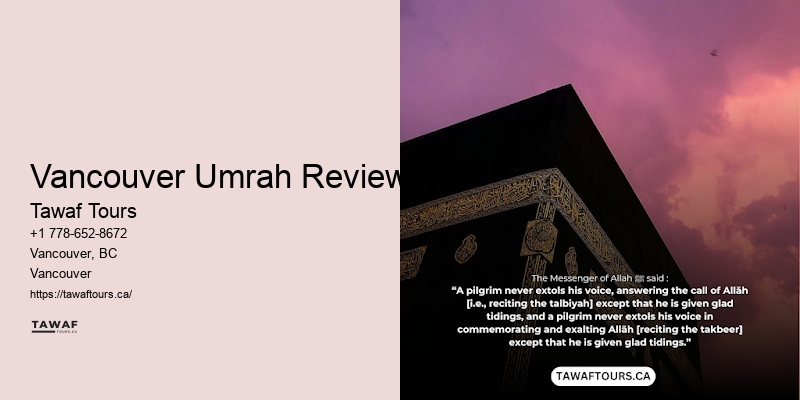 Umrah Travel Essentials Vancouver Umrah Reviews