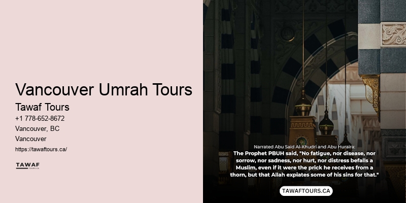 Customizable Umrah Tours Vancouver Umrah Tours